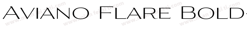 Aviano Flare Bold字体转换